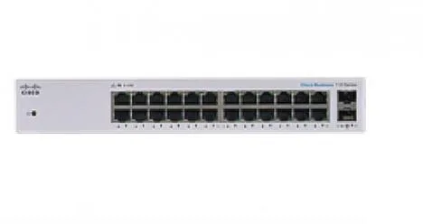 SWITCH CISCO, Gigabit x 24, SFP x 2, rackabil, "CBS110-24T-EU" (timbru verde 2 lei)