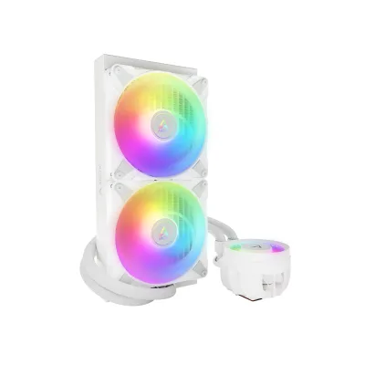 COOLER Arctic "Liquid Freezer III 280ARGB", racire lichid, skt. Intel LGA1700, AMD AM5/AM4,radiator aluminiu, pompa 2800rpm, fan 2x140mm,1900rpm,4-pin PWM,ARGB, alb "ACFRE00151A" (timbru verde 2 lei)