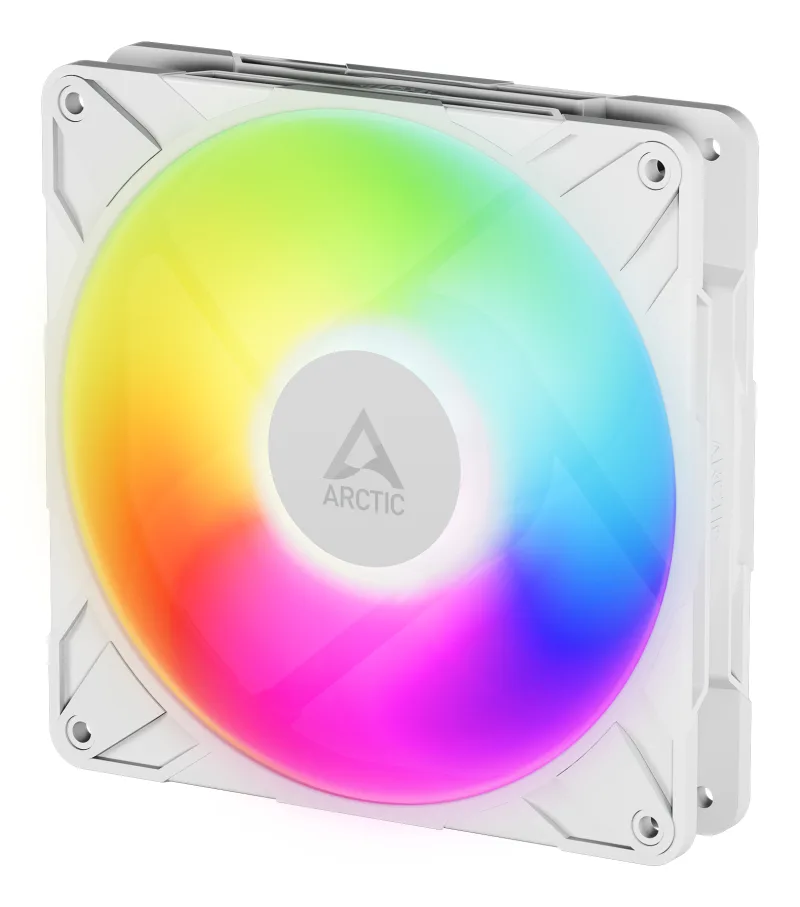 Ventilator Arctic "P14 Pro A-RGB", 140mm, 400 - 2500 RPM, FDB, 110 cfm, 4-Pin Fan Plug + 4-Pin Socket, lungime cablu 400 mm + 80 mm Daisy-Chain, alb, "ACFAN00318A" (timbru verde 0.18lei) - 4895265000423