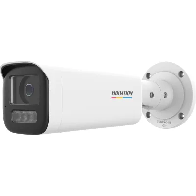 Camera de supraveghere IP Bullet 4MP Hikvision DS-2CD1B47G3H- LIUF/SL(2.8MM), lentila fixa 2.8mm, iluminare min: Color: 0.001 Lux @ (F1.0, AGC ON),0 Lux cu lumina alba: 50m, IR 50m, microfon incorporat, slot card de memorie: microSD/microSDHC/microSDXC