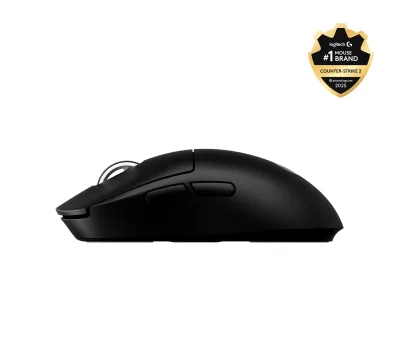 LOGITECH G PRO X SUPERLIGHT 2c compact wireless gaming mouse - BLACK - 2.4GHZ - EER2-933"910-007531" (timbru verde 0.18 lei)