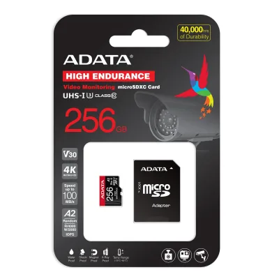 MICROSDXC 256GB AUSDX256GUI3V30SHA2-RA1, "AUSDX256GUI3V30SHA" (timbru verde 0.03 lei)