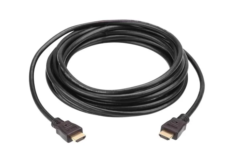 Cablu ATEN 2L-7D10H. Lungime cablu: 10 m, Conector 1: HDMI Tip A (Standard), Conector 1 gen: Tată, Conector 2: HDMI Tip A (Standard), Conector 2 genuri: Tată, Placare contacte conectori: De aur, 3D, Rezoluţia maximă: 4096 x 2160 Pixel, Culoarea