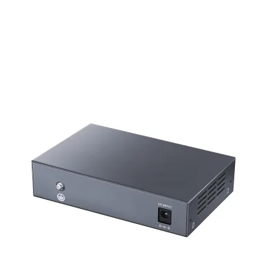 Cudy 5-Port Gigabit Easy-Managed Switch, 5× GbE, 1× 1.25G SFP,  VLAN (802.1Q/MTU/Port-Based), QoS (802.1p/DSCP/Port-Based), gri
