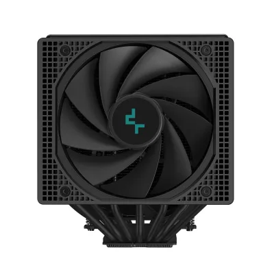 COOLER DeepCool "ASSASSIN IV VC VISION" skt. Intel si AMD, racire cu aer, vent. 1 x 140mm + 1 x 120mm, 500 - 1800 rpm, 7 heatpipes, inaltime 172mm, afisaj digital,"R-ASN4-BKNVMD-G"  (timbru verde 0.8 lei)