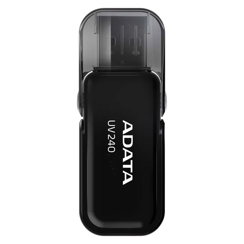 MEMORIE USB 2.0 ADATA 32 GB, cu capac, carcasa plastic, negru, "AUV240-32G-RBK" (timbru verde 0.03 lei)