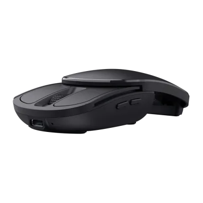 Mouse Wireless Trust Zylo Pocket Foldable, 2400 dpi, Negru