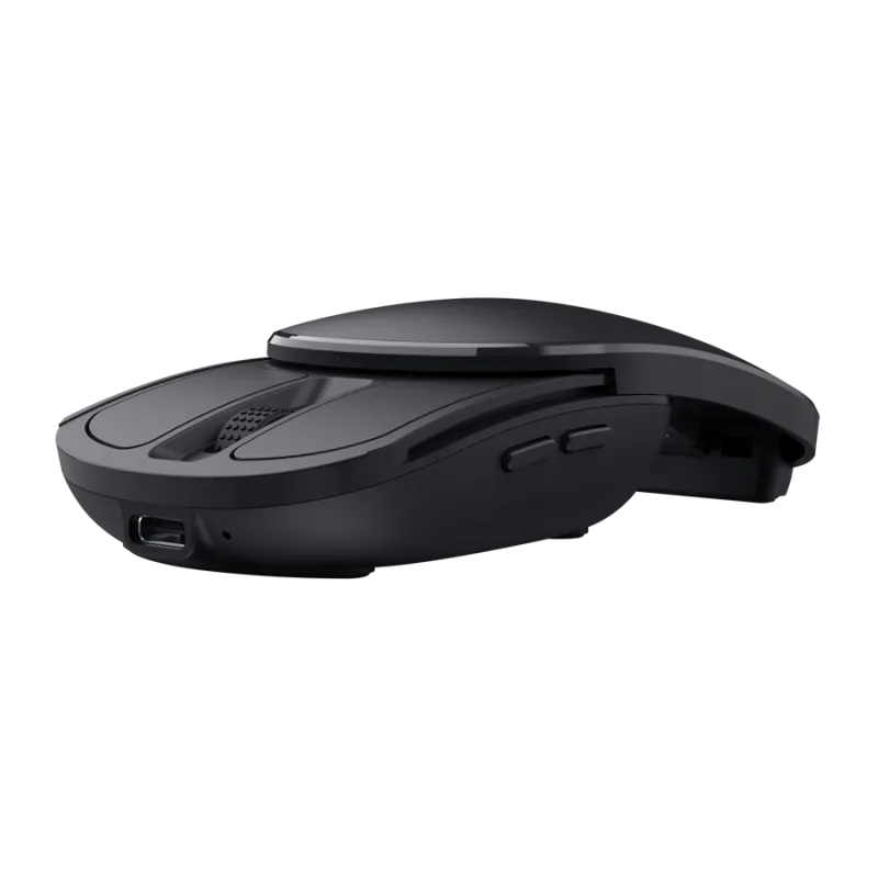 Mouse Wireless Trust Zylo Pocket Foldable, 2400 dpi, Negru