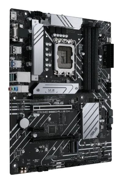 PLACA de BAZA Asus "PRIME B660-PLUS D4", skt LGA 1700, ATX, Intel B660, 4 x DDR4, max. 128 GB, 4 x SATA, 3 x M.2, 7.1, "PRIME B660-PLUS D4"