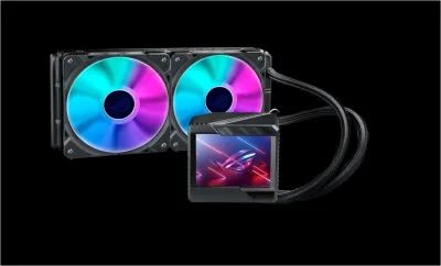 Cooler Procesor ASUS ROG Ryujin II 240 ARGB, Lichid, 12 cm, 2 ventilatoare, aRGB