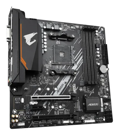 PLACA de BAZA Gigabyte MB AMD B550 SAM4 MATX/B550M AORUS ELITE 1.3 GIGABYTE "B550M AORUS ELITE 1.3"