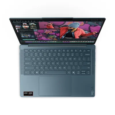 Laptop Lenovo Yoga Slim 7 14AKP10, 14" WUXGA (1920x1200) OLED 600nits (peak) / 400nits (typical) Glossy, 100% DCI-P3, 60Hz, Eyesafe®, Dolby Vision®, Flicker Free, DisplayHDR™ True Black 500, X-Rite®, AMD Ryzen™ AI 5 330 (4C / 8T, 2.0 / 4.5GHz, 4MB L2 /