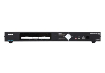 4-Port USB HDMI Multi-View KVMP Switch "CM1284-AT-G" (timbru verde 2 lei)