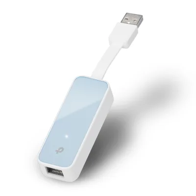ADAPTOR RETEA TP-LINK , extern, USB 2.0, port RJ-45, 100 Mbps, "UE200" (timbru verde 0.18 lei)