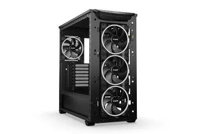 CARCASA be quiet "Shadow Base 800 FX", middle tower, gaming, fara sursa, PSU shroud, 7 sloturi expansiune, negru, "BGW63" (timbru verde 0.32lei)