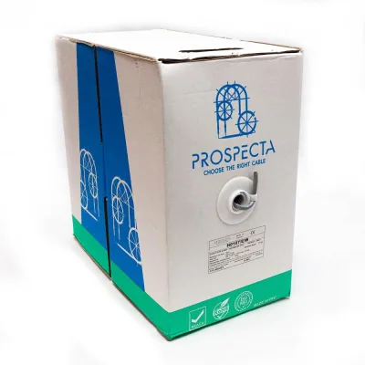 Cablu FTP CAT 5E 4x2xAWG24, cupru 100%, cod: H0107/E/W, pentru retelistica (pana la 100MHz), numar perechi: 4 twisted, ecranare: folie aluminiu laminata, diametrul conductorului: 0.51mm, material PVC, culoare gri, diametru exterior 5.8mm, Conductor Loop