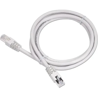 PATCH CORD FTP SPACER Cat6, cupru-aluminiu, 1 m, alb, AWG26, "SPPC-FTP-CAT6-1M" (timbru verde 0.08 lei)