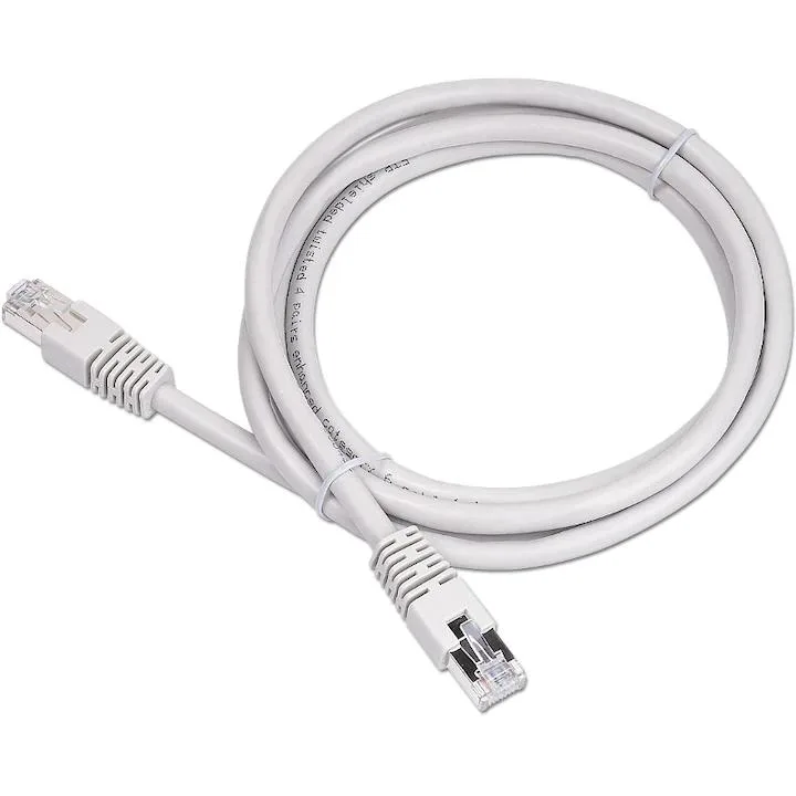 PATCH CORD FTP SPACER Cat6, cupru-aluminiu, 1 m, alb, AWG26, "SPPC-FTP-CAT6-1M" (timbru verde 0.08 lei)
