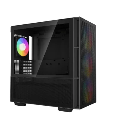 CARCASE DeepCool "CH560" Middle Tower ATX, USB3.0xxxx2, Audioxxxx1, negru, "R-CH560-BKAPE4-G-1" (timbru verde 0.32 lei)