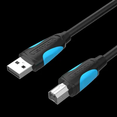 Cablu USB pt. imprimanta Vention, USB B (T) la USB A (T), 8m, 480 Mbps, PVC, negru, "VAS-A16-B800" (timbru verde 0.18 lei) - 6922794732605