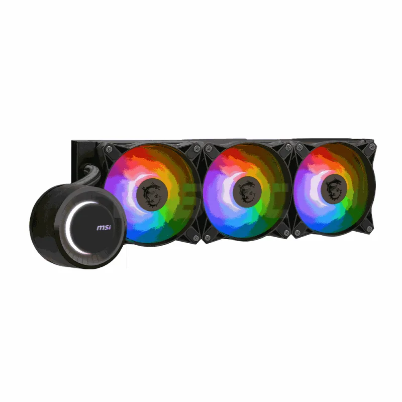 Cooler Procesor MSI MAG CORELIQUID E360, Lichid, 12 cm, 3 ventilatoare, aRGB
