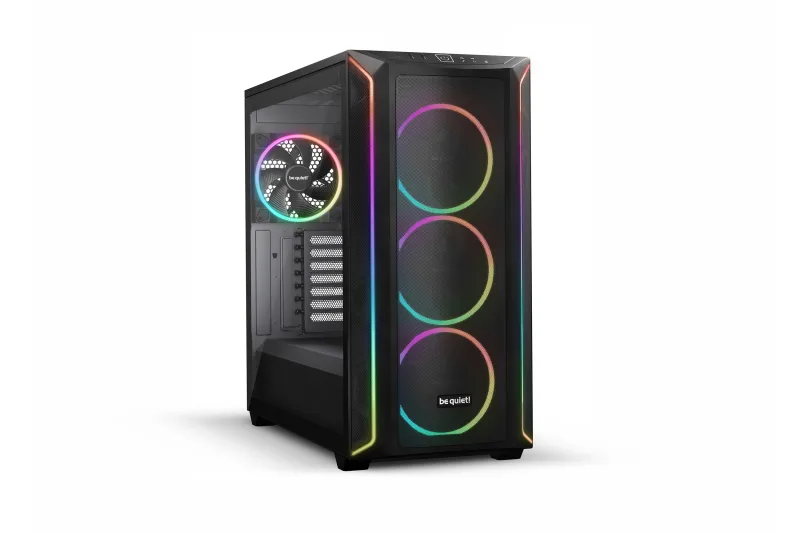 CARCASA be quiet "Shadow Base 800 FX", middle tower, gaming, fara sursa, PSU shroud, 7 sloturi expansiune, negru, "BGW63" (timbru verde 0.32lei)