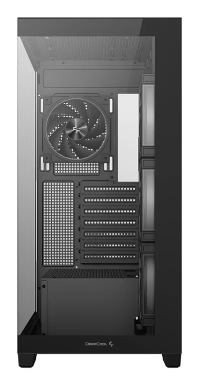 CARCASA gaming "CG580 4F V2", middle tower, ATX, fara sursa, sticla securizata, suporta 8xfan, inclus 4xfanx120mm, ARGB, negru, PSU shroud,7 sloturi expansiune, USB-C x 1, USB 3.0 x 2, audio+mic, "R-CG580-BKADA4-G-2" (timbru verde 0.32lei)