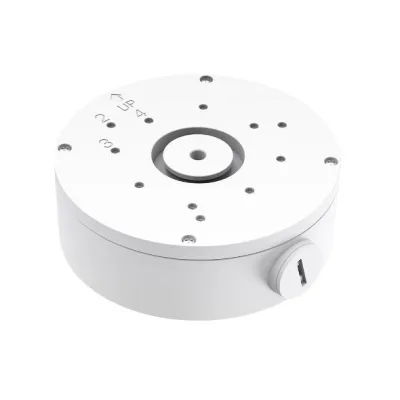 Doza conexiuni pentru camere Vigi VJB-305; material aluminiu; dimensiuni: 155.56 × 150 × 51 mm, greutate: 416g.