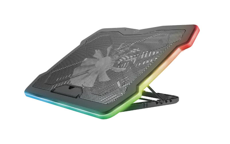 Stand racire Laptop Trust GXT 1126 Aura Multicolour-illuminated, negru