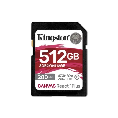 MEMORY SDXC 512GB UHS-II/SDR2V6/512GB KINGSTON "SDR2V6/512GB" (timbru verde 0.03 lei)