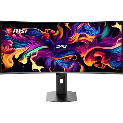 MSI MPG 341CQR QD-OLED X36 34inch QD-OLED UWQHD Curve 1800R 360Hz 0.03ms 2xHDMI DP USB Type-C 2xUSB Type-A 2xUSB Type-B 3Y "MPG 341CQR QD-OLED X36" (timbru verde 7 lei)