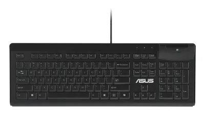 Tastatura cu cititor carduri ASUS Smart Card KU100, USB, Copilot Key (Negru) "90XB05E0-BKB010" (timbru verde 0.8 lei)