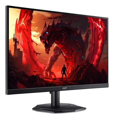 Monitor Acer Nitro KG241YX3bip Premium, 23.8 inch, VA, 1920 x 1080, HDMI, DisplayPort, 2ms/0.5ms(GTG, Min.), 1ms(VRB), 200Hz ZeroFrame FreeSync, Negru "UM.QX1EE.312" (timbru verde 7 lei)