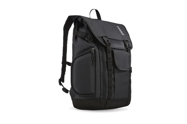 RUCSAC THULE, pt. notebook de max. 15 inch, 1 compartiment, buzunar frontal x 3 | buzunar lateral x 2, waterproof, nylon, negru, "TSDP-115 DARK SHADOW" / 3205289