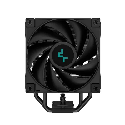 Cooler Deepcool "AK400 Zero Dark", compatibil skt. Intel si AMD, racire cu aer, ventilator 120 mm, 1850 rpm, inaltime cooler 155 mm, 4 heatpipe,  "R-AK400-BKNNMN-G-2" (timbru verde 0.8 lei)
