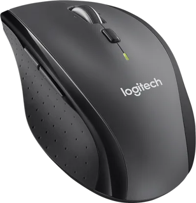MOUSE LOGITECH, "M705 Marathon", PC sau NB, wireless, 2.4GHz, optic, 1000 dpi, butoane/scroll 6/1, Unifying Receiver, negru, "910-001949" (timbru verde 0.18 lei)