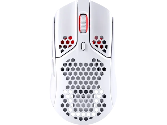 Mouse Gaming Wireless HyperX Pulsefire Haste, 16000 dpi, Alb
