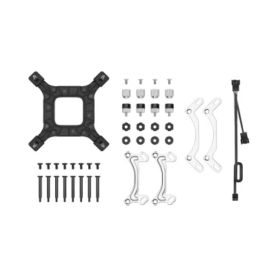 Cooler Deepcool "LE520", compatibil skt. Intel si AMD, racire cu lichid, ventilator 120 mm x 2, 2250 rpm,  iluminat  RGB, "R-LE520-BKAMMN-G-1" (timbru verde 2.00 lei)