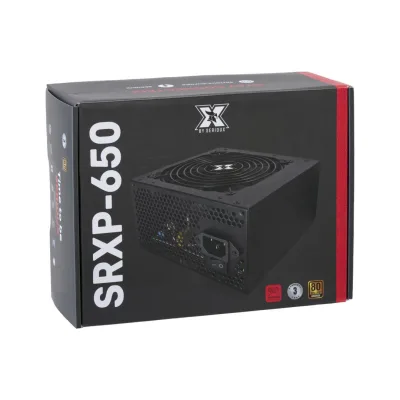 Sursa Serioux Energy 650W, 80+ BRONZE, Ventilator 12cm, ATX, material metal, cabluri: 20+4-pin, 1x4+4-pin, 2x6+2-pin, negru