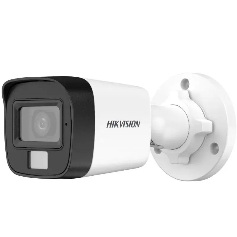"Camera de supraveghere Hikvision Mini Bullet DS-2CE16K0T-LFS(2.8mm) 5MP; Smart Hybrid Light Audio; Senzor: 3K CMOS; Rezolutie 5MP; Iluminare: 0.01 Lux @ (F1.6, AGC ON), 0 Lux with IR, Day & Night ICR; Lentila:2.8 mm, horizontal FOV: 104.9°, vertical