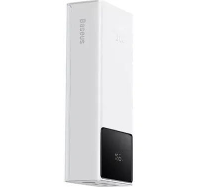 POWER BANK Baseus EnerFill FP41, 30000mAh, 22.5W, display, 1 x USB, 1 x USB Type-C, cablu inclus USB la USB Type-C 0.3m, alb, "E0027K01" (timbru verde 0.98 lei) - 6932172691196