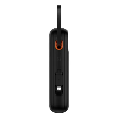 POWER BANK Baseus EnerFill FC31, 20000mAh, 22.5W, display, 1 x USB, cablu integrat USB Type-C si Iphone Lightning, negru, "P10082107123-00" (timbru verde 0.98 lei) - 6932172691196