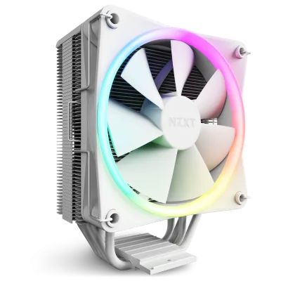 Cooler NZXT "T120 RGB", skt. universal, racire cu aer, ventilator 120 mm, 1800 rpm, inaltime cooler 159 mm, 4 heatpipe, iluminat RGB "RC-TR120-W1" (timbru verde 2.00 lei)