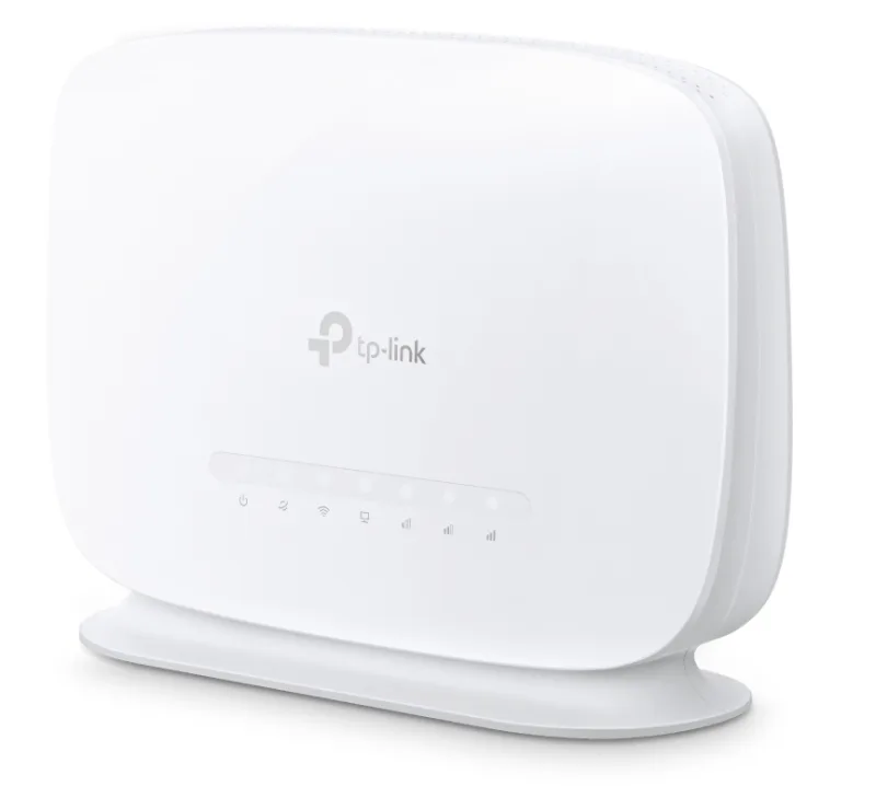 ROUTER TP-Link wireless 300Mbps. 4G+ micro sim slot, 3 porturi 10/100/1000Mbps, antena interna x 2 "Archer MR505" (timbru verde 0.8 lei)