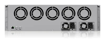 Ubiquiti 3U NVR with (16) 2.5/3.5" drive bays, supporting up to (70) 4K cameras or (210) Full HD cameras "ENVR-EU" (timbru verde 2 lei)