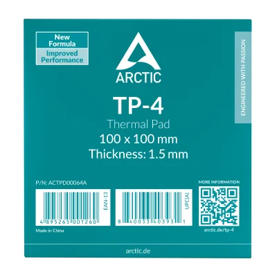 Thermal Pad Arctic "TP-4", 100 x 100 mm 1.5mm grosime, densitate 3.4 g/cm3,"ACTPD00064A"