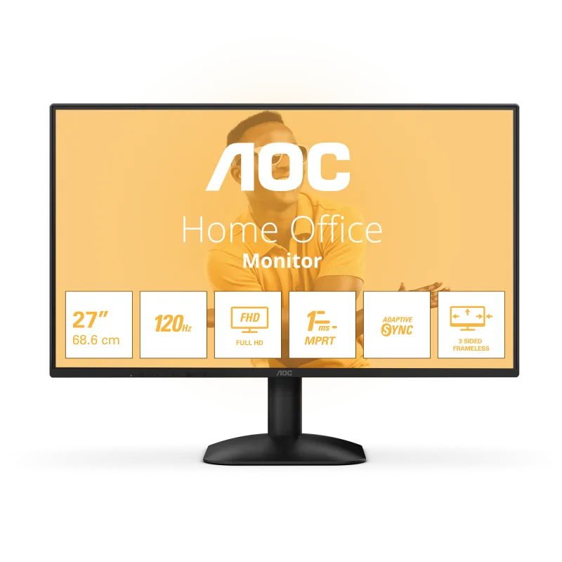Monitor Consumer AOC 27B31H, 27", 1920 x 1080 pixeli, Black, 3 ani Garantie