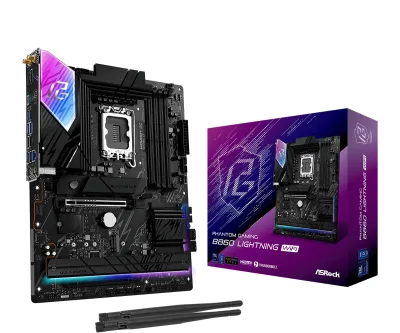 Placa de baza ASRock B860  Lightning WiFi     1851  ATX HDMI/DP/USB-C DDR5 "90-MXBR2-A0UAYZ"