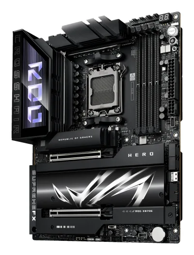 Placa de baza ROG CROSSHAIR X870E HERO, AMD X870E, Socket AM5, ATX "90MB1IE0-M0EAY0"