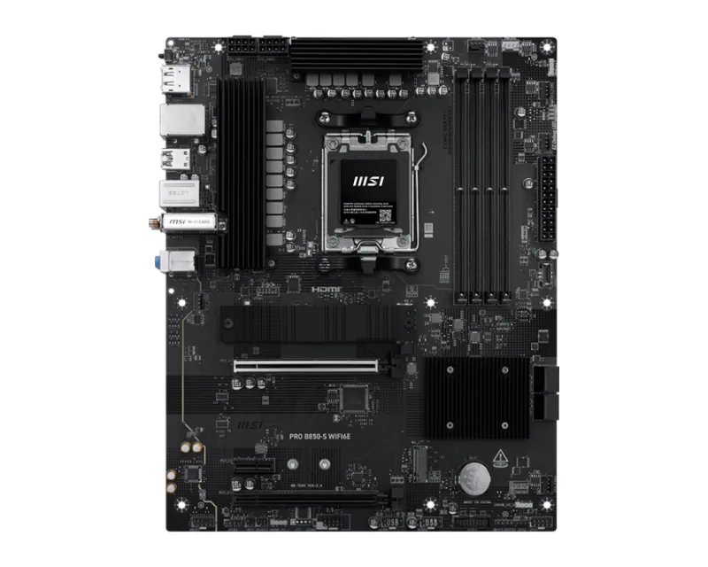 Placa de baza MSI PRO B850-S WIFI6E, AM5, DDR5, BT, ATX, Negru 911-7E80-002 "PRO B850-S WIFI6E"